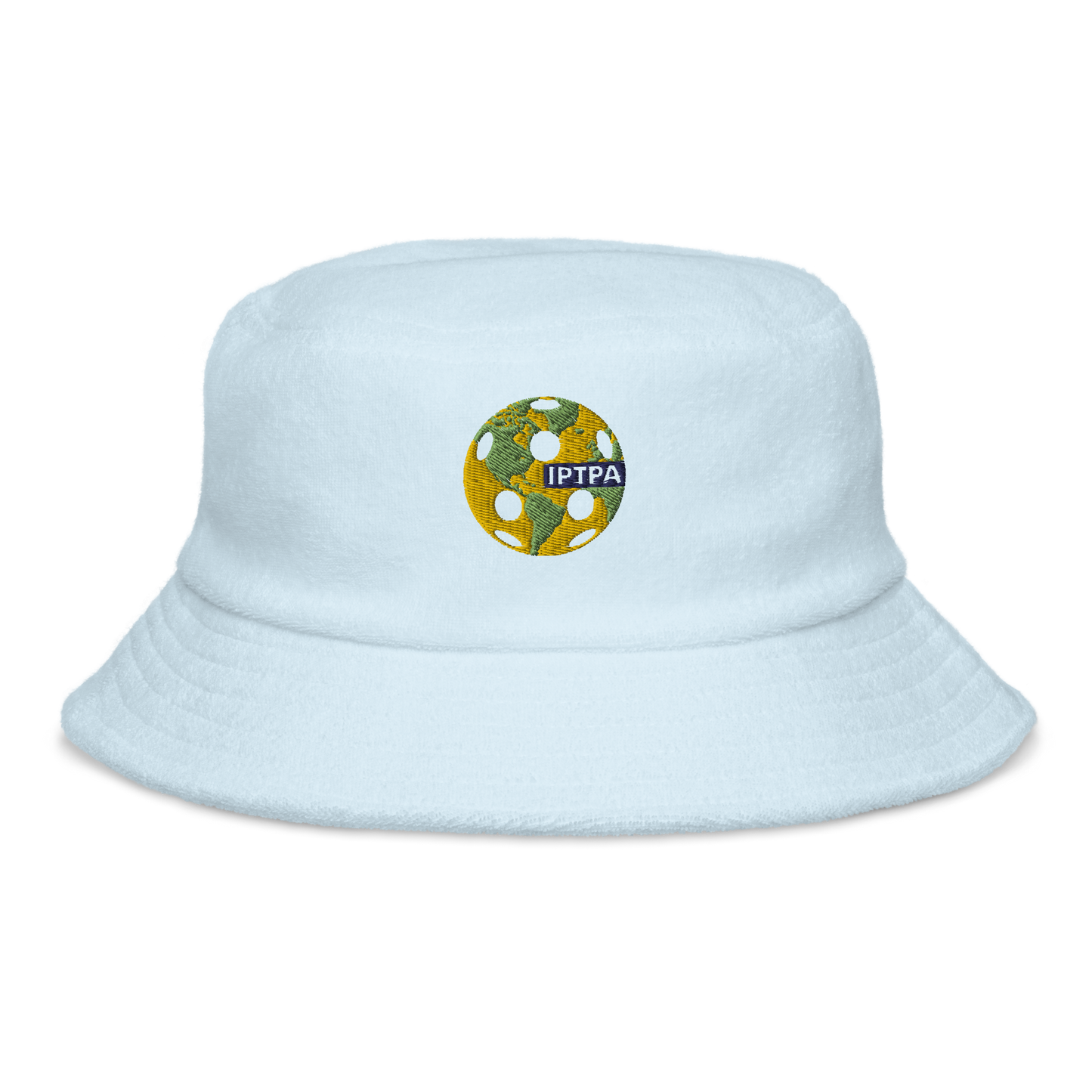 IPTPA Embroidered terry cloth bucket hat