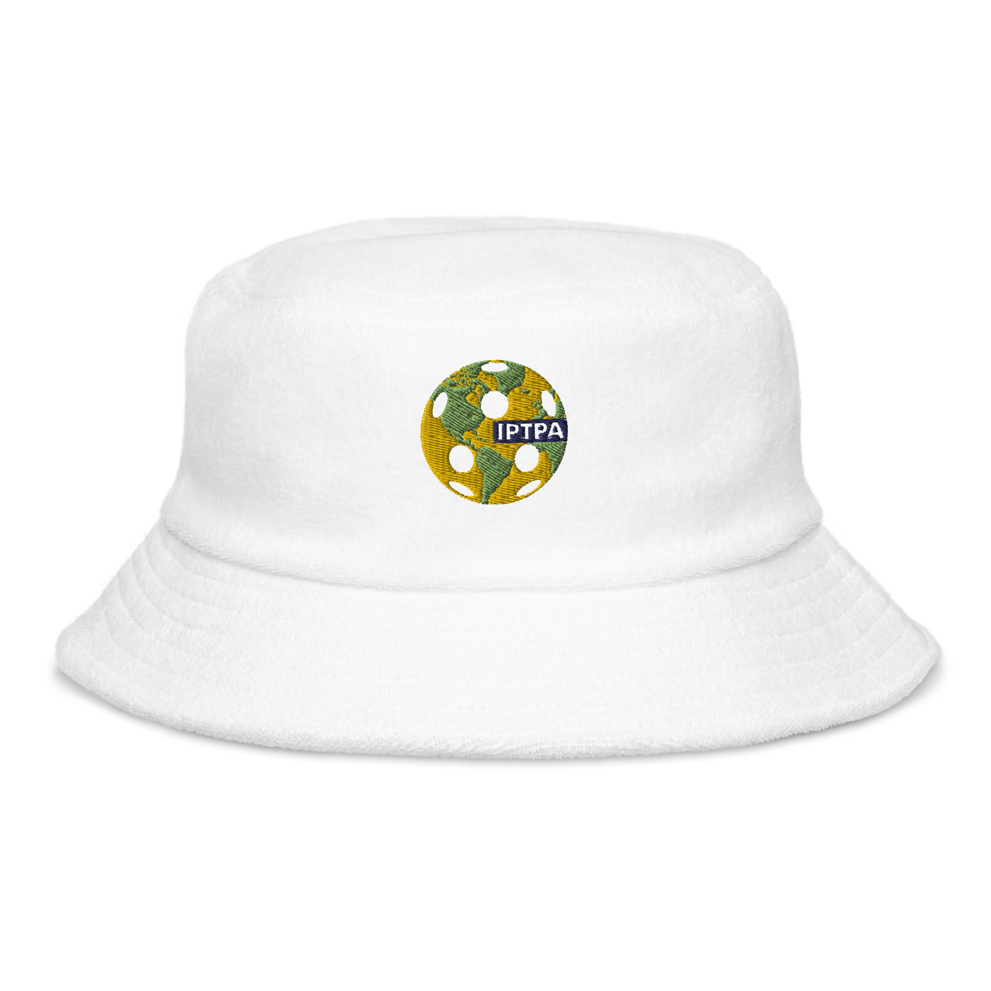 IPTPA Embroidered terry cloth bucket hat