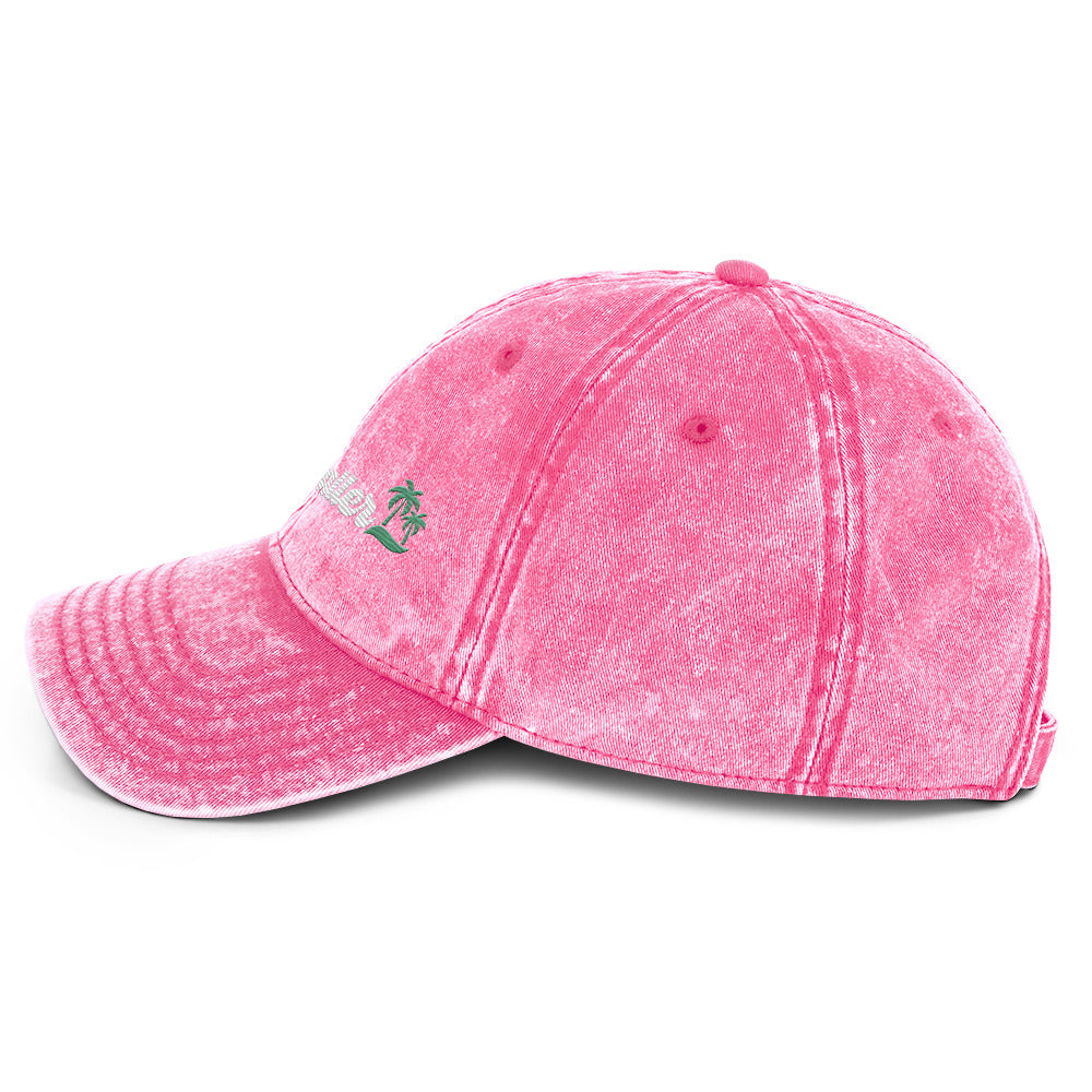 Pickleballer Embroidered Garment Dyed -Vintage Cotton Twill Hat