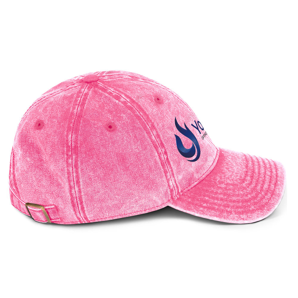 YouthFuel - Pink Hat/Blue writing