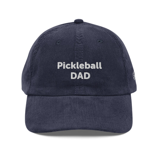 Pickleball Dad Hat (can customize side) Vintage corduroy cap