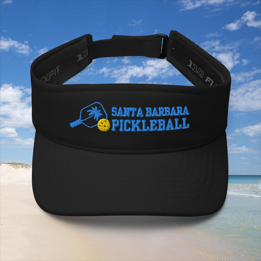 Santa Barbara Pickleball Visor embroidered