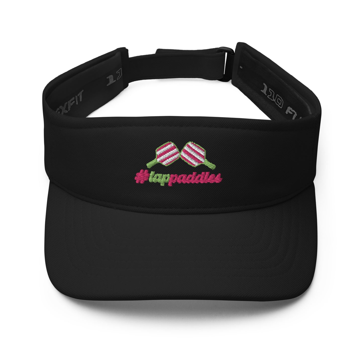 #Tappaddles Embroidered Striped Paddles Visor