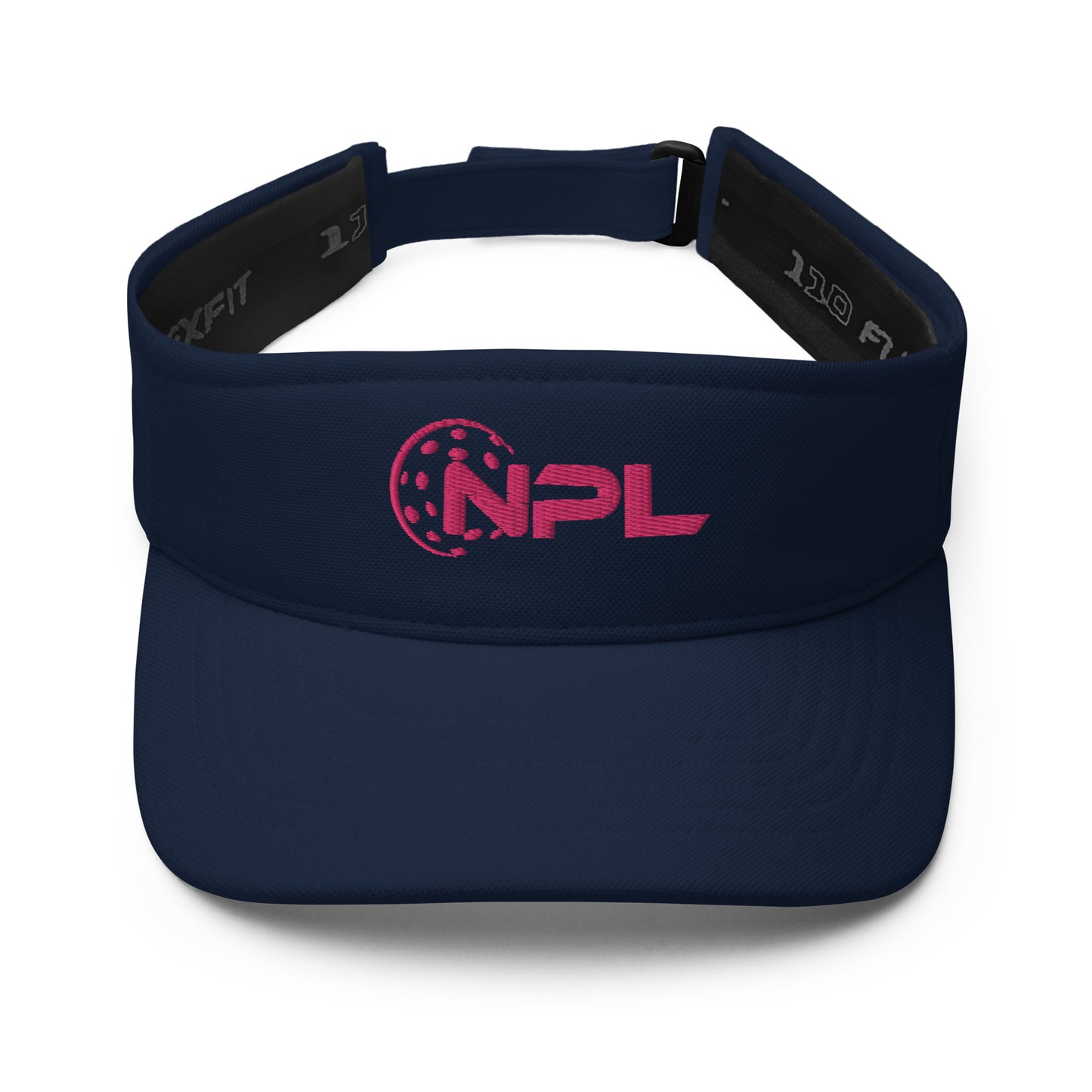 NPL Pink Embroidered Visor