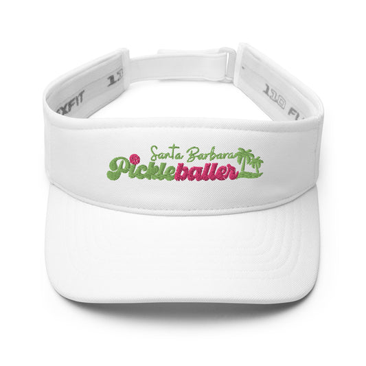 Santa Barbara Pickleballer Embroidered Visor