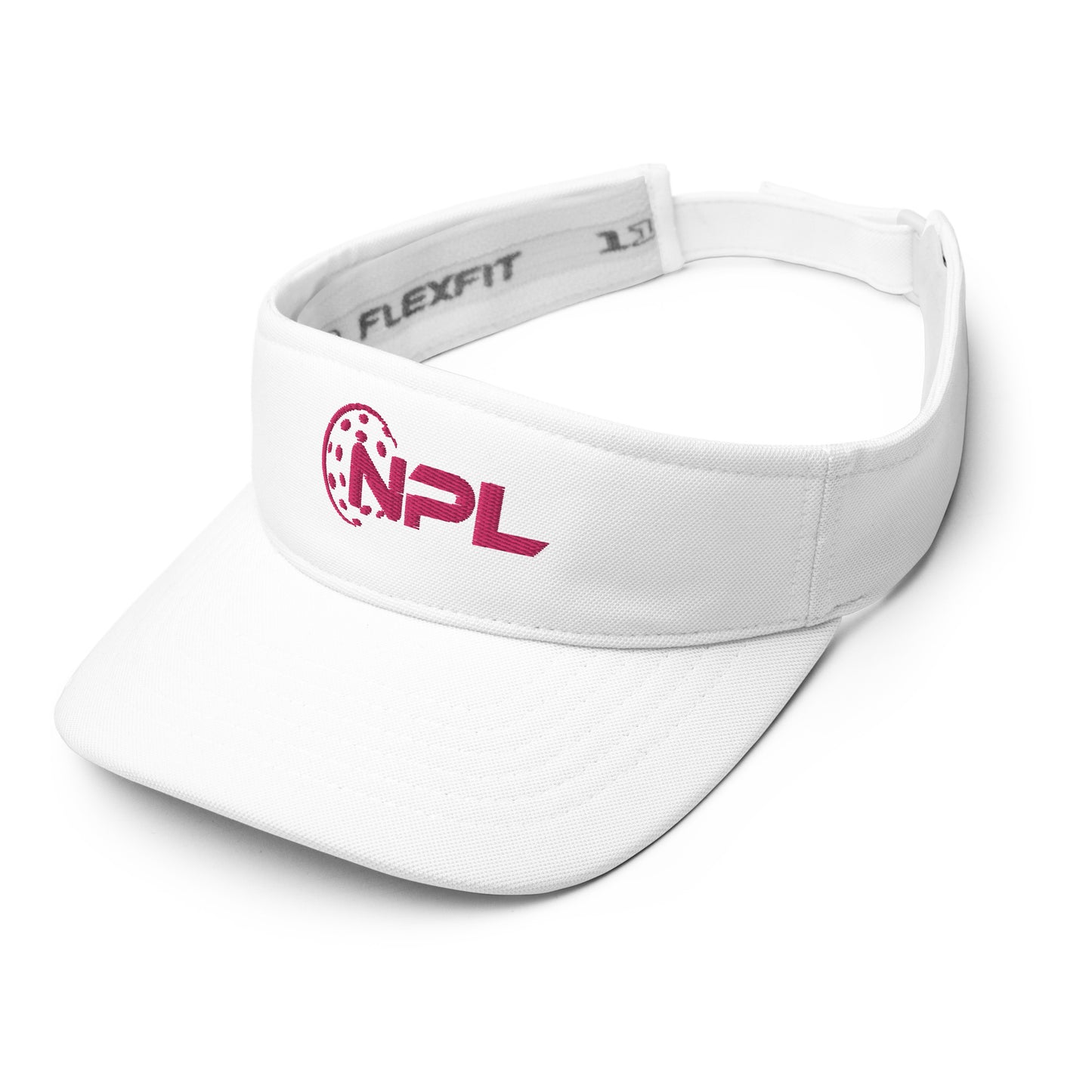 NPL Pink Embroidered Visor