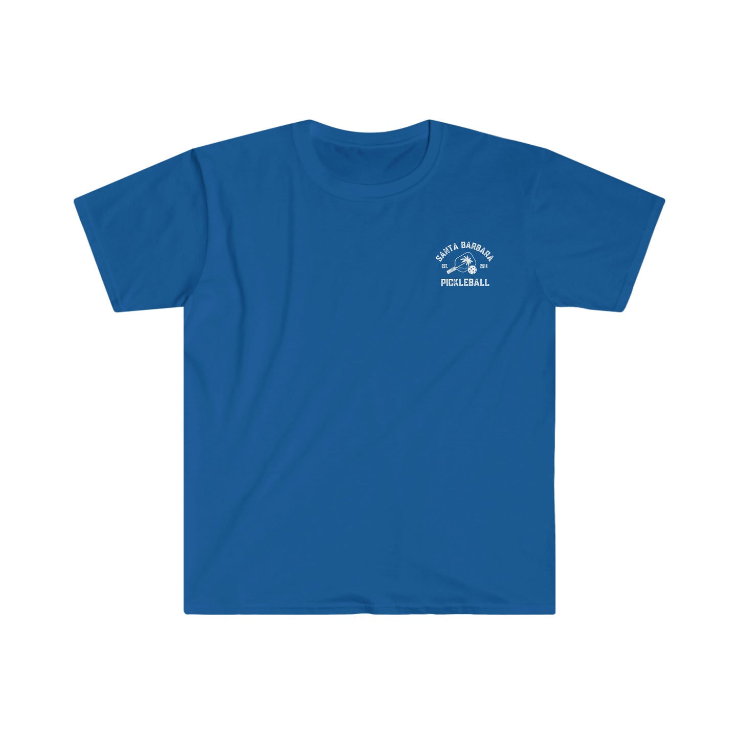 Santa Barbara Pickleball - left chest logo soft, light weight t-shirt