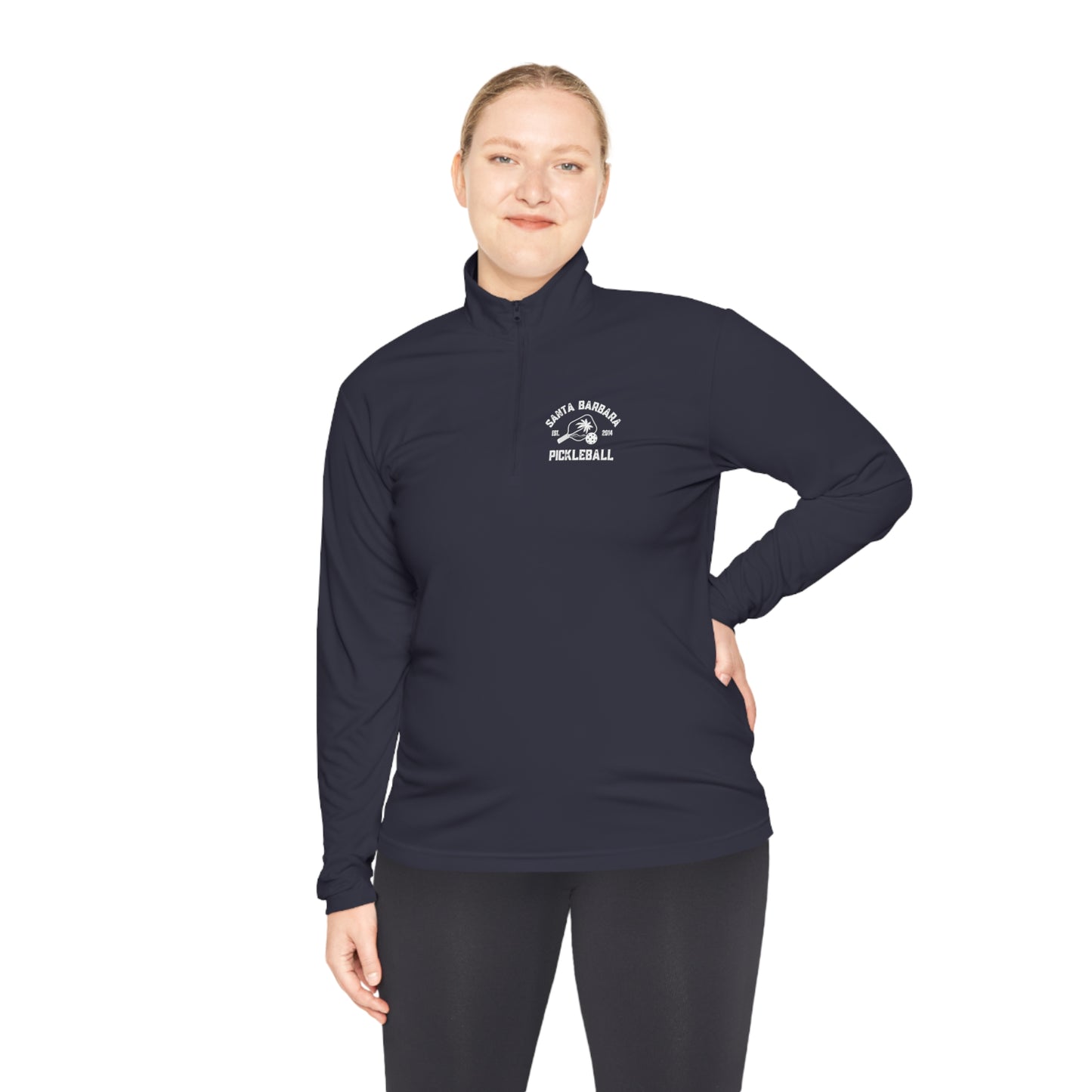 Santa Barbara Pickleball - UNISEX - Fuller Cut -1/4 Zip Moisture Wicking SPF 40 - Unisex - more colors