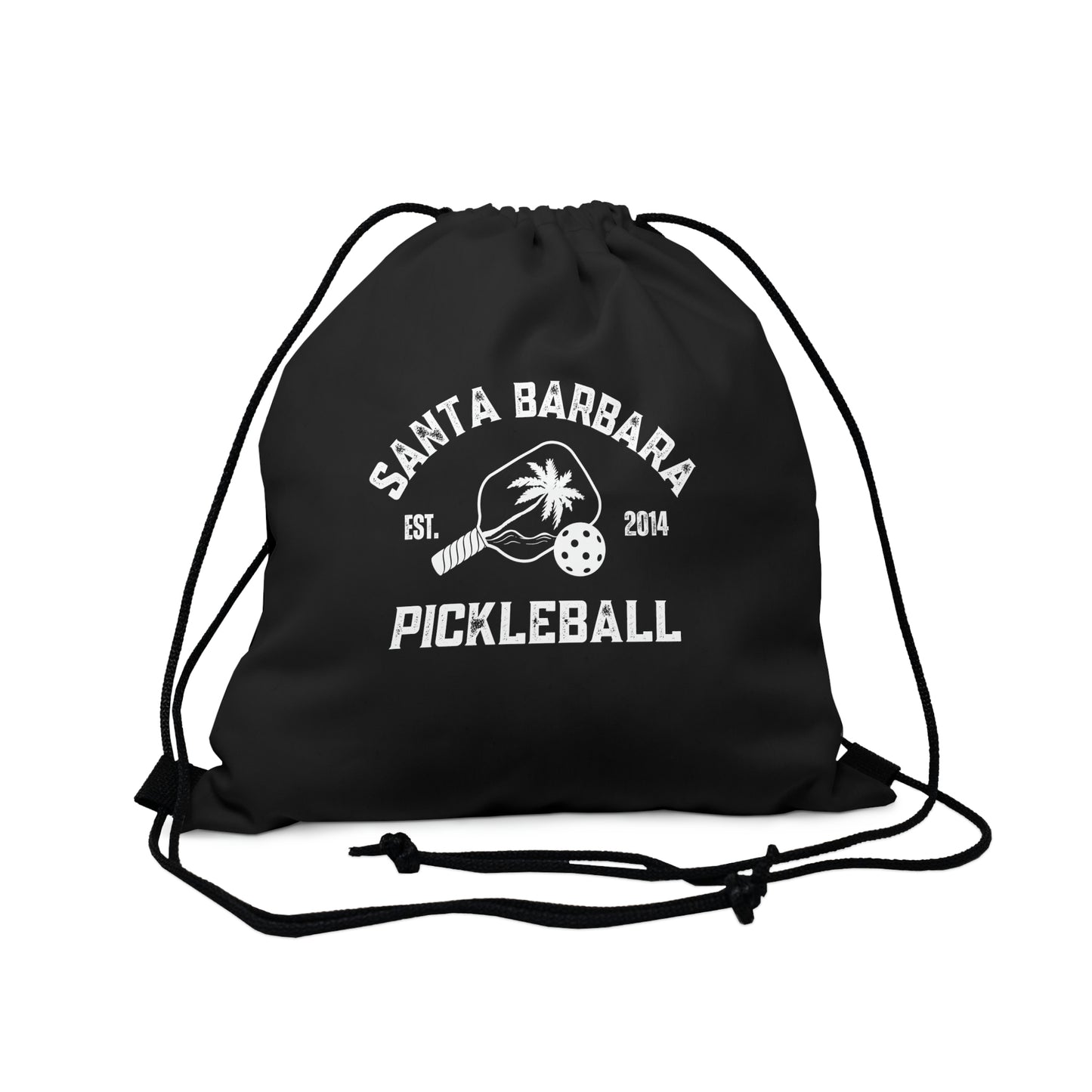 Santa Barbara Pickleball Drawstring Bag