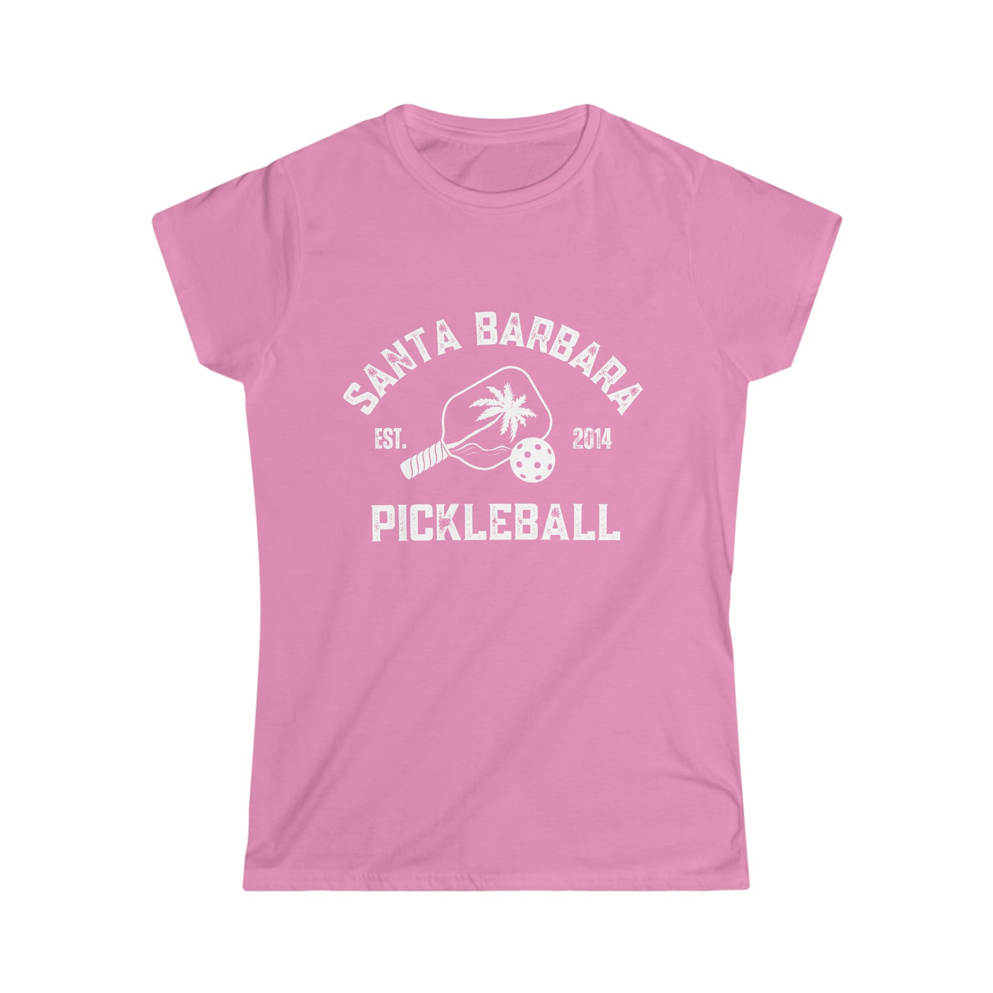 Santa Barbara Pickleball -Women's Softstyle Tee