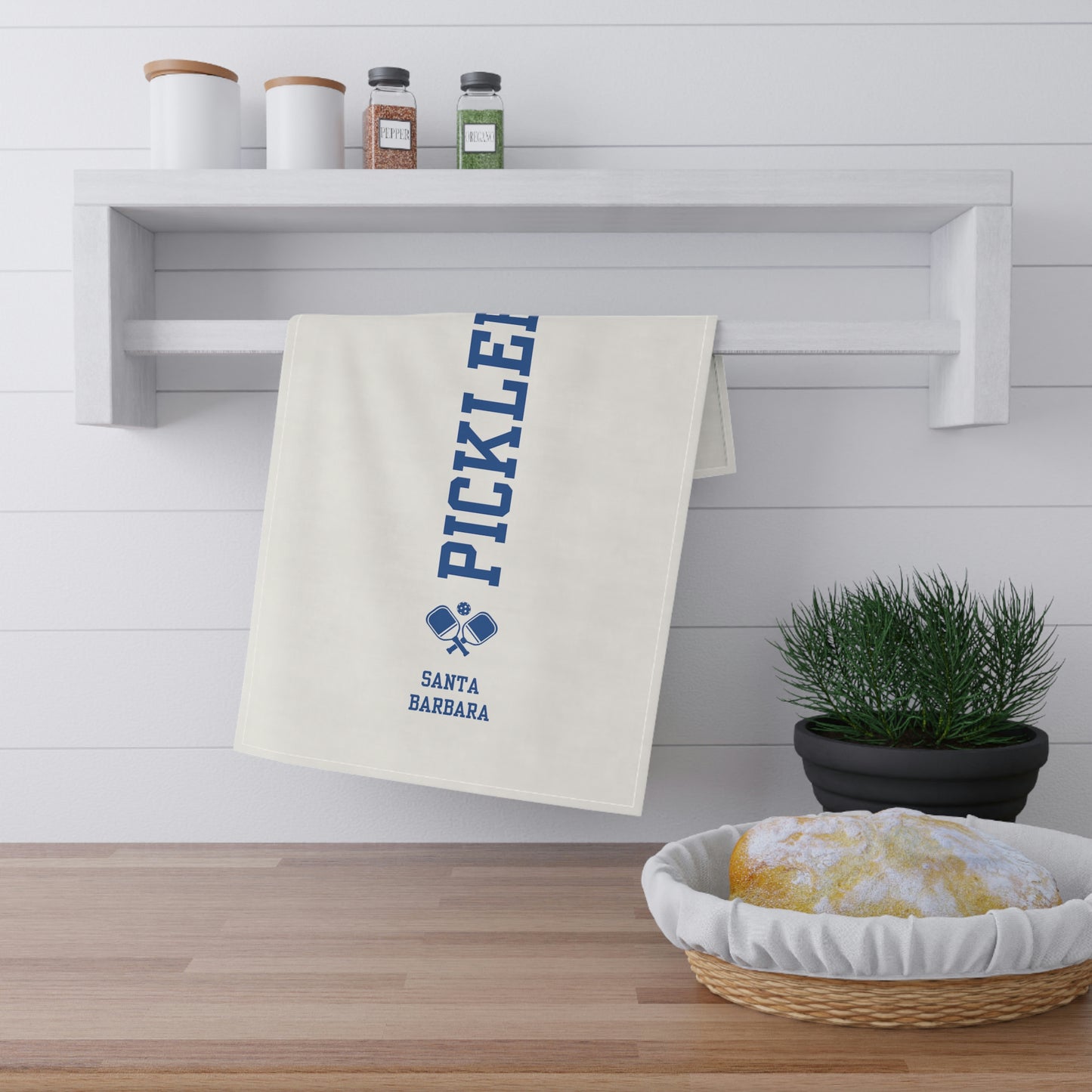 Santa Barbara Pickleball Kitchen Towel