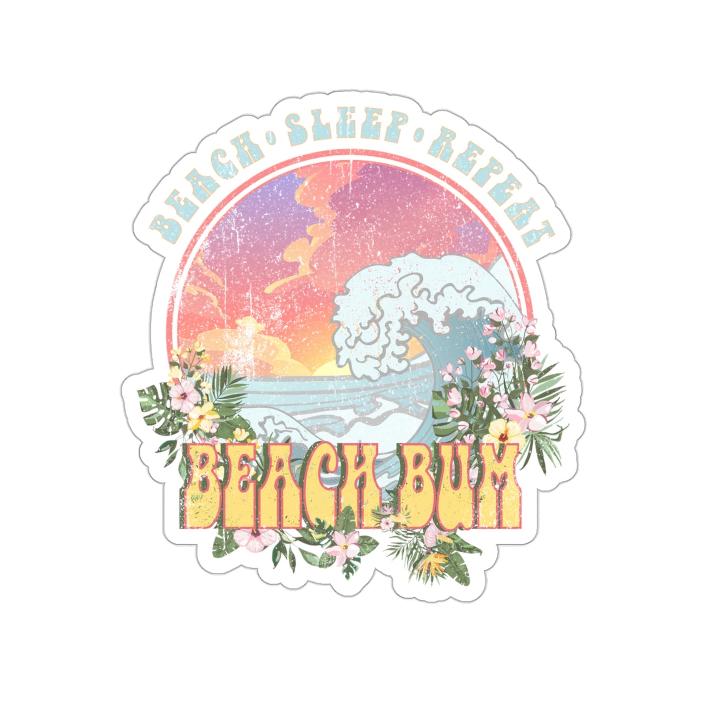 Beach Bum Stickers