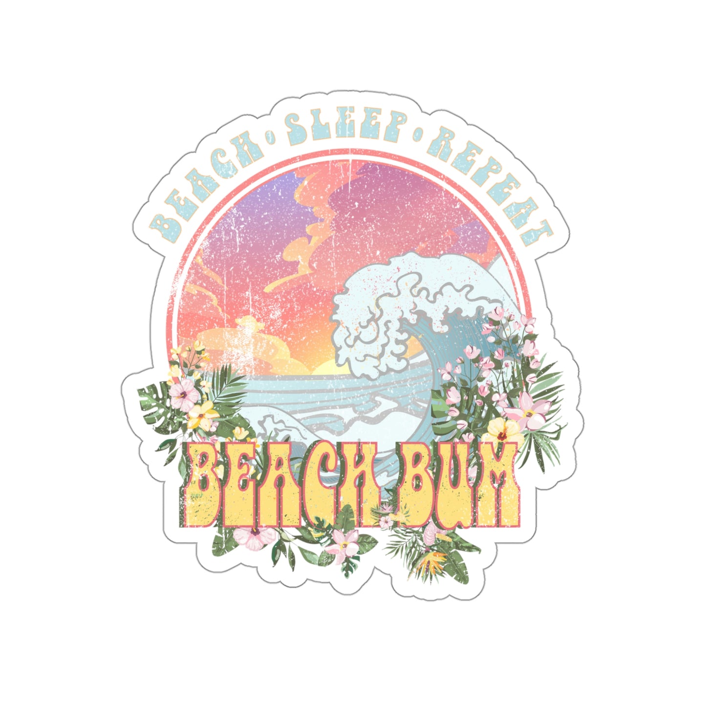 Beach Bum Stickers