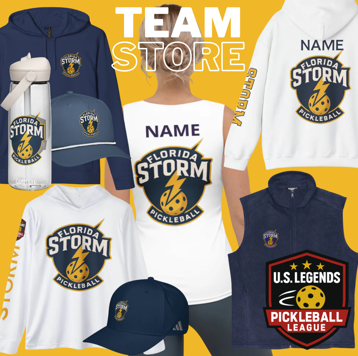 Florida Storm Pickleball - Personalize Merch - US Legends Pickleball League