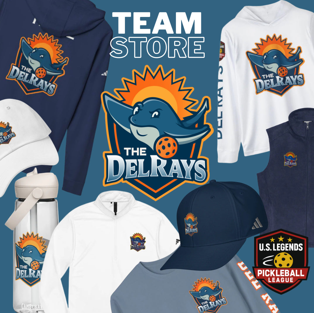 The DelRays Pickleball Team - Personalized Merch - US Legends Pickleball League