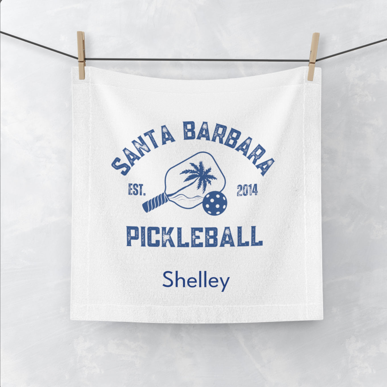 Custom Santa Barbara Pickleball Towels