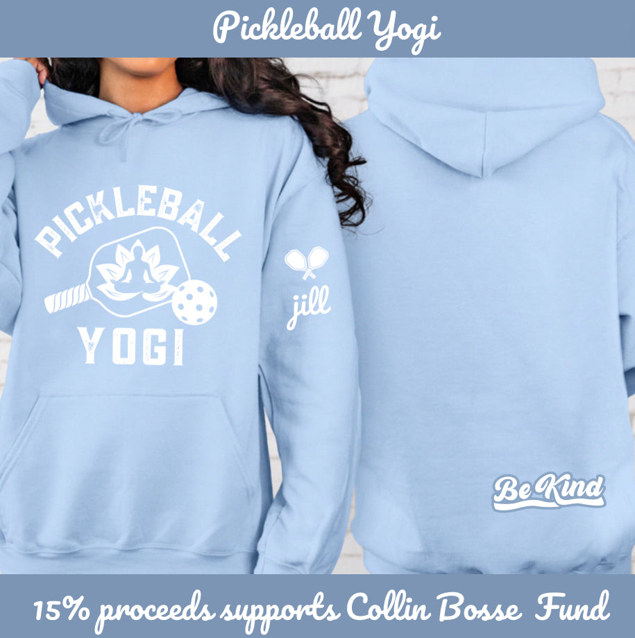 Pickleball Yogi Apparel & Accessories - 15% supports Collin Bosse Recovery Fund