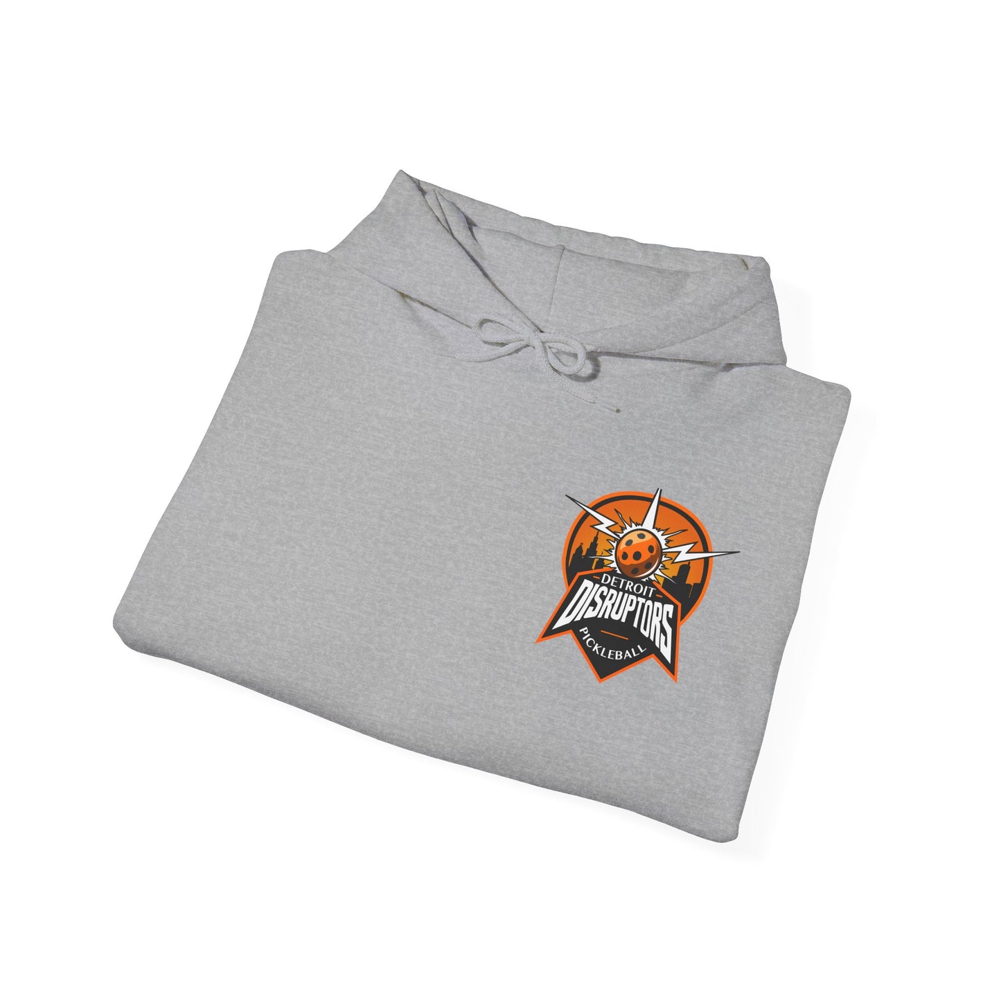Detroit Disruptors Unisex Hoodie - Customize Sleeve or Back w/ Name - 50% cotton/poly (add in instructions)