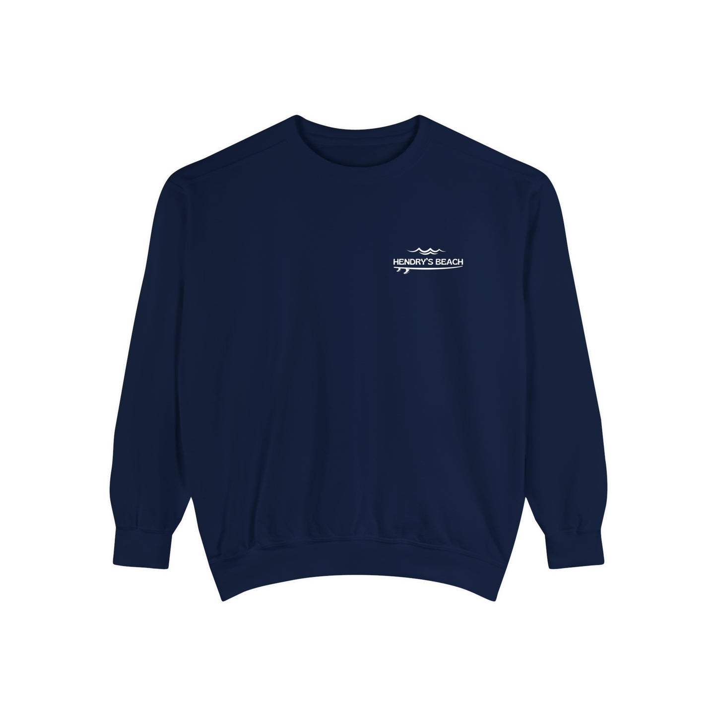 Santa Barbara Hendry’s Beach Crew Sweatshirts - Comfort Colors