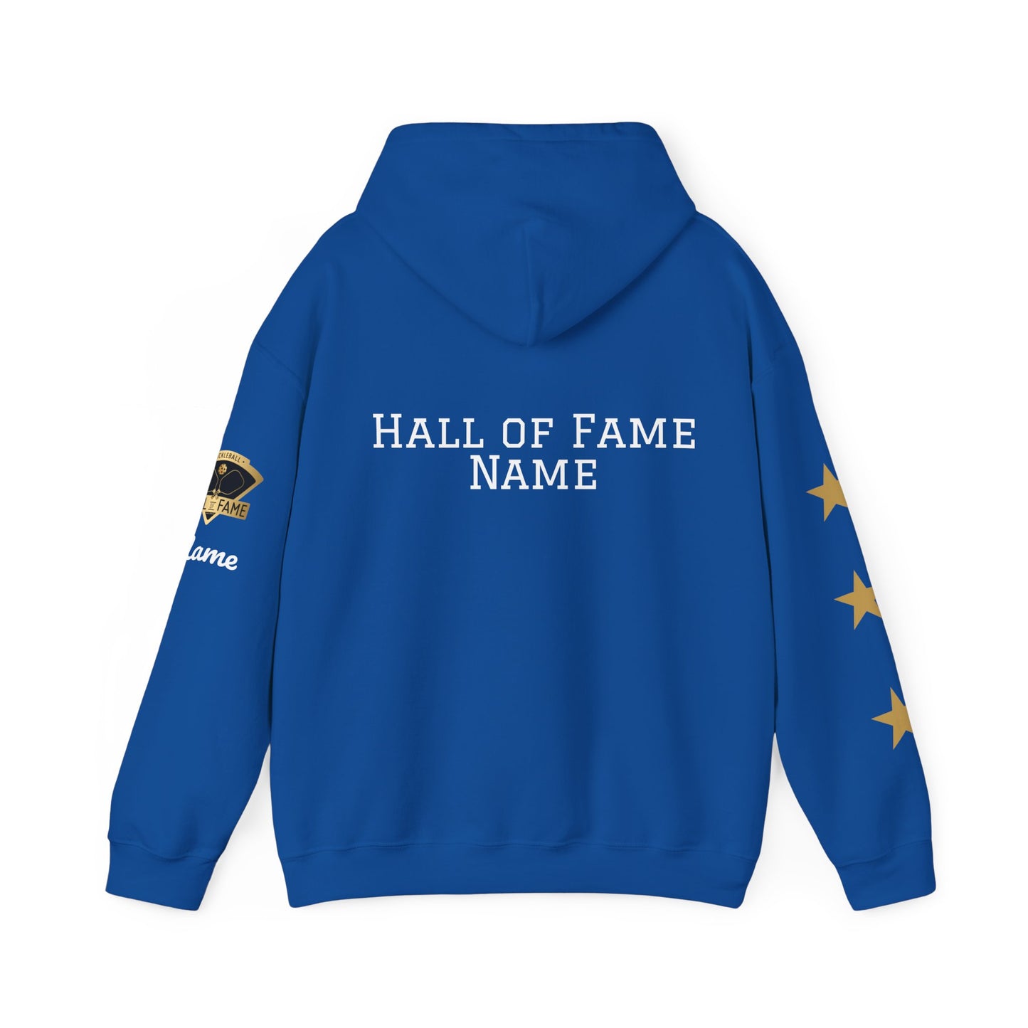 Pickleball Hall of Fame - Hoodie - Customize Hall of Fame Name, or no name