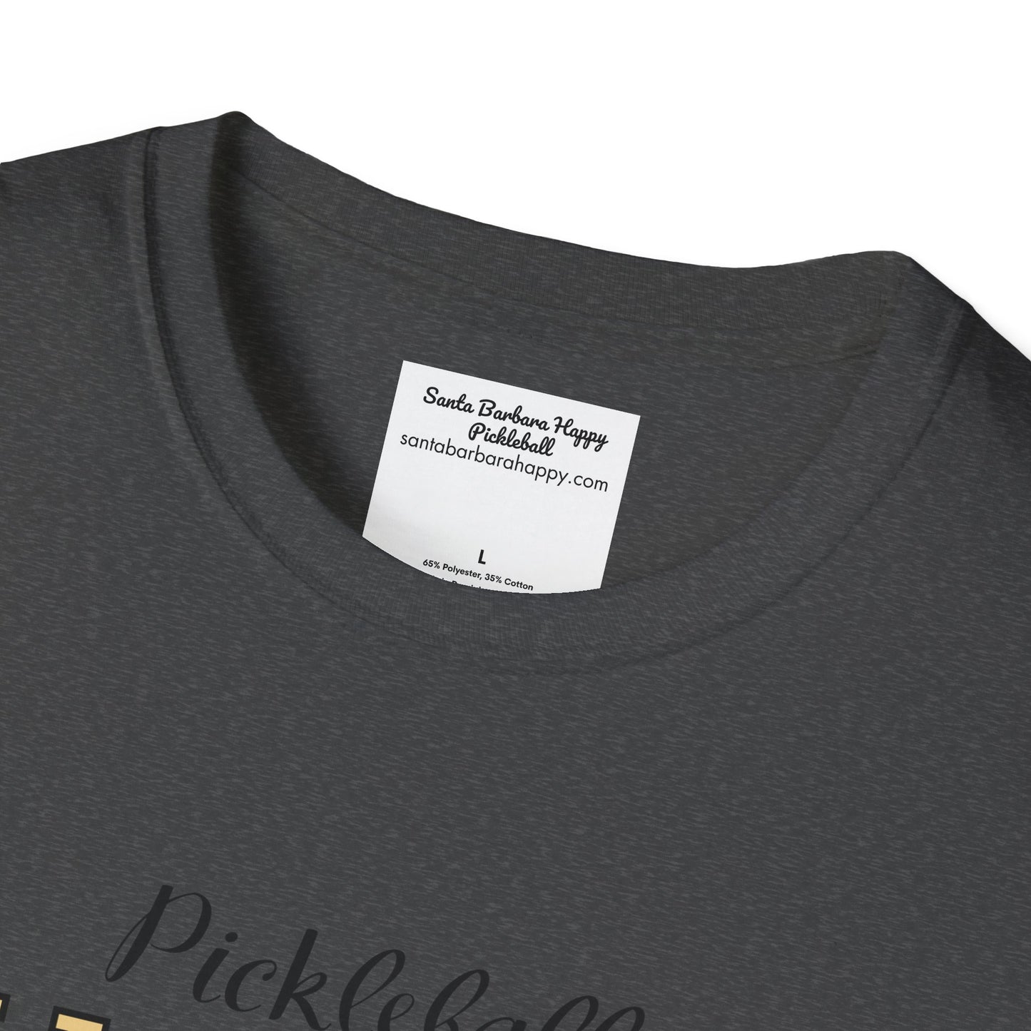 Pickleball Hall of Fame - Unisex Softstyle T-Shirt (customize with Hall of Fame name, or leave blank )