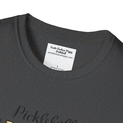 Pickleball Hall of Fame - Unisex Softstyle T-Shirt (customize with Hall of Fame name, or leave blank )