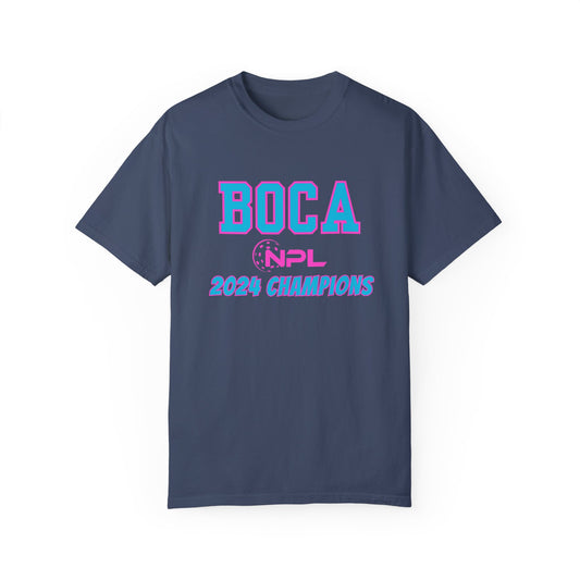 BOCA NPL ‘24 Champs Garment Dyed -Unisex Garment-Dyed T-shirt