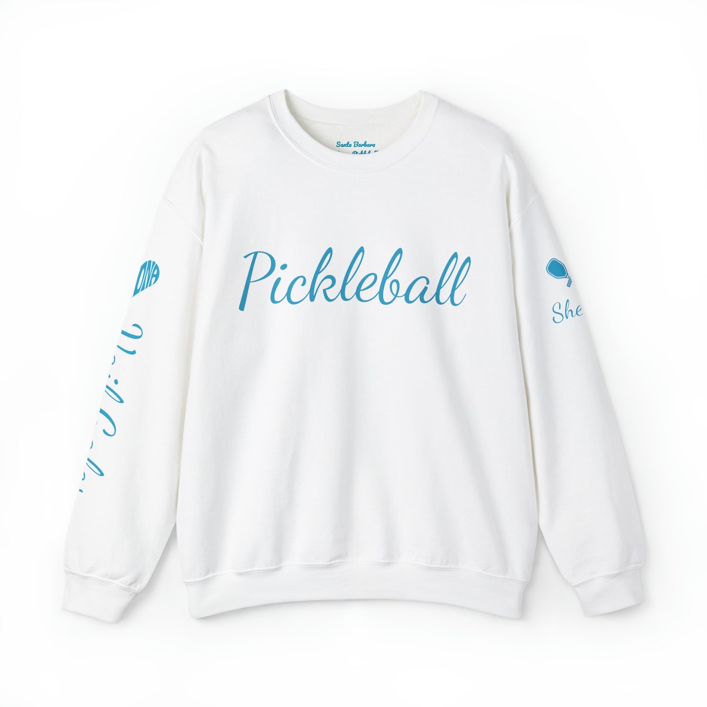 Copy of Vail Gales Pickleball Script Crew Sweatshirt - Customized