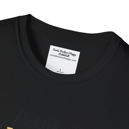 Pickleball Hall of Fame - Unisex Softstyle T-Shirt (customize with Hall of Fame name, or leave blank )