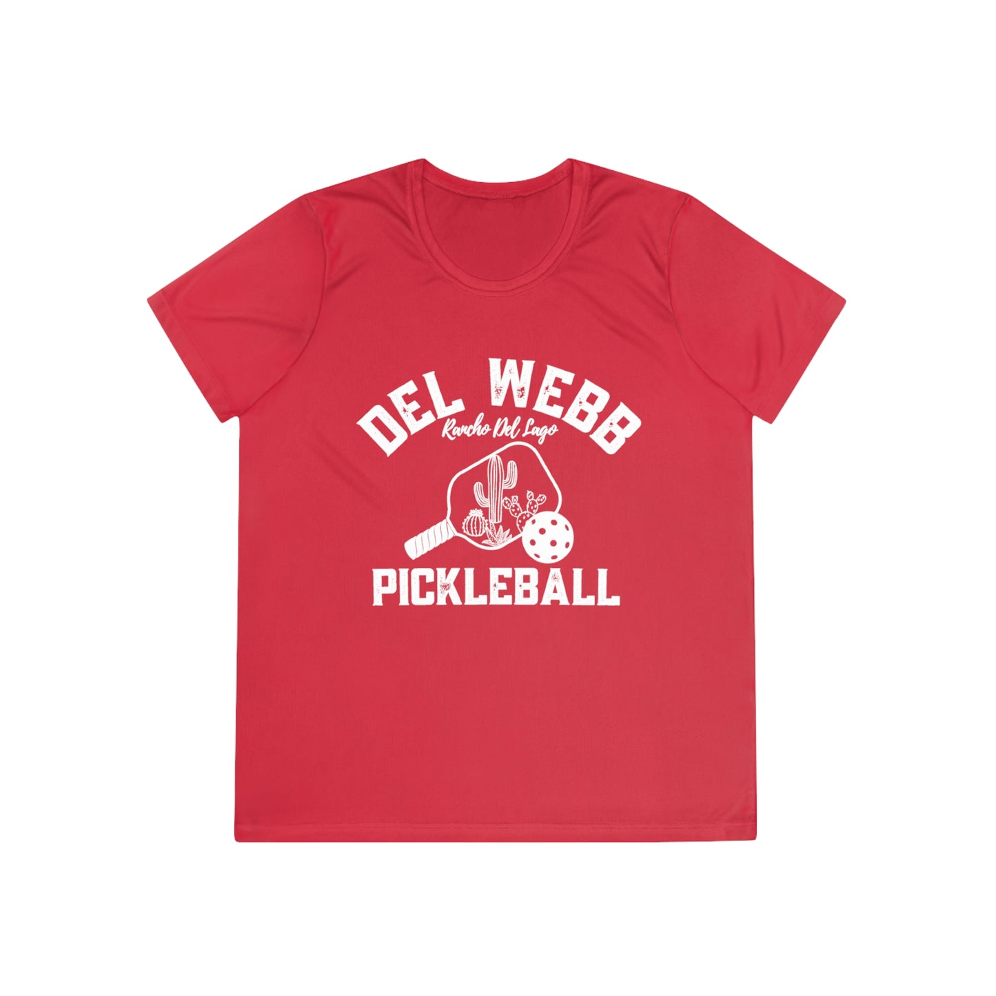 Del Webb Pickleball - Moisture Wicking, SPF 40, Ladies Competitor Tee