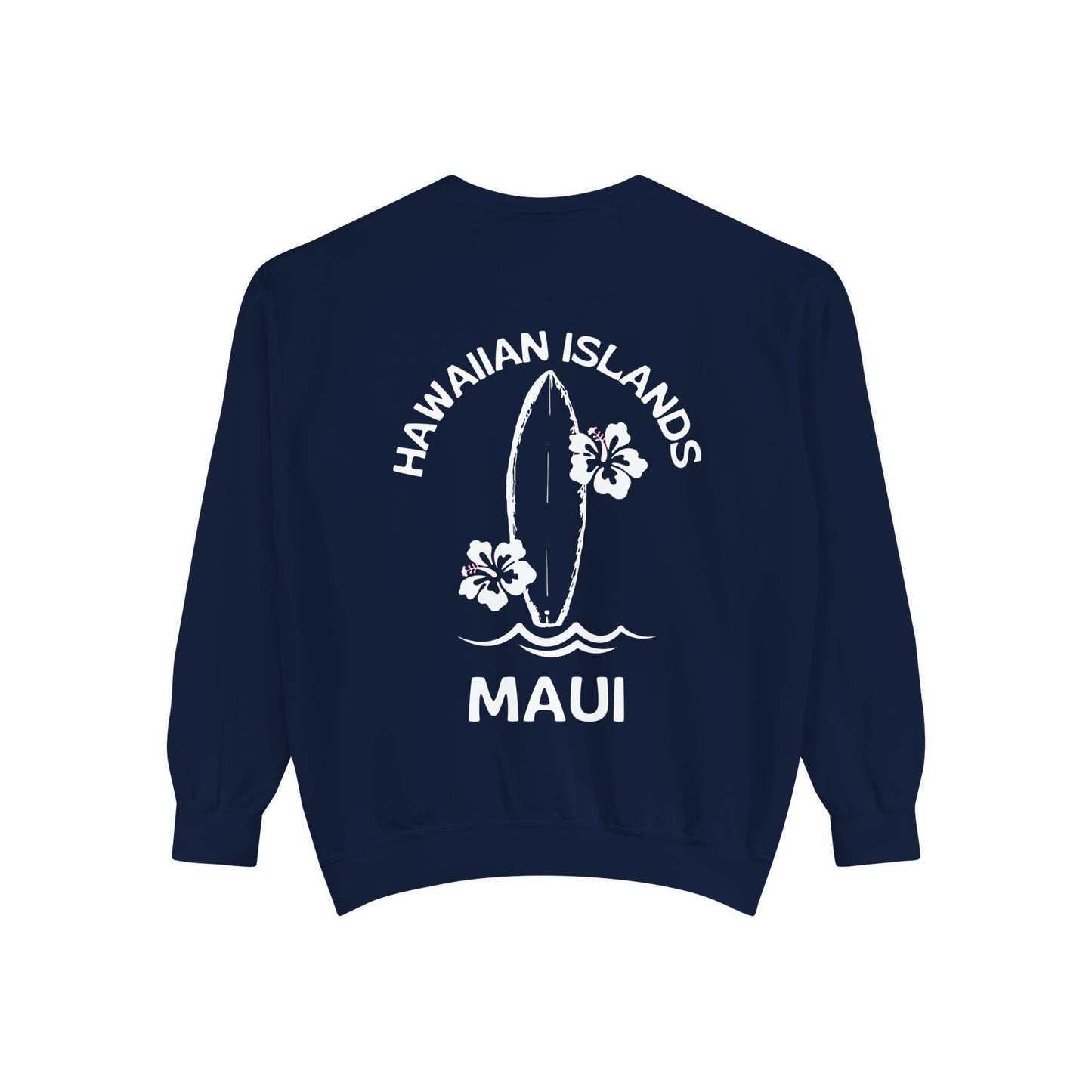 Hawaiian Islands - Maui Crew Sweatshirt - Comfort Colors