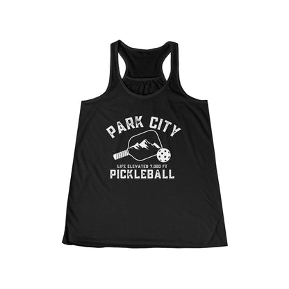 Donna Park City Pickleball - Women's Flowy Racerback Tank