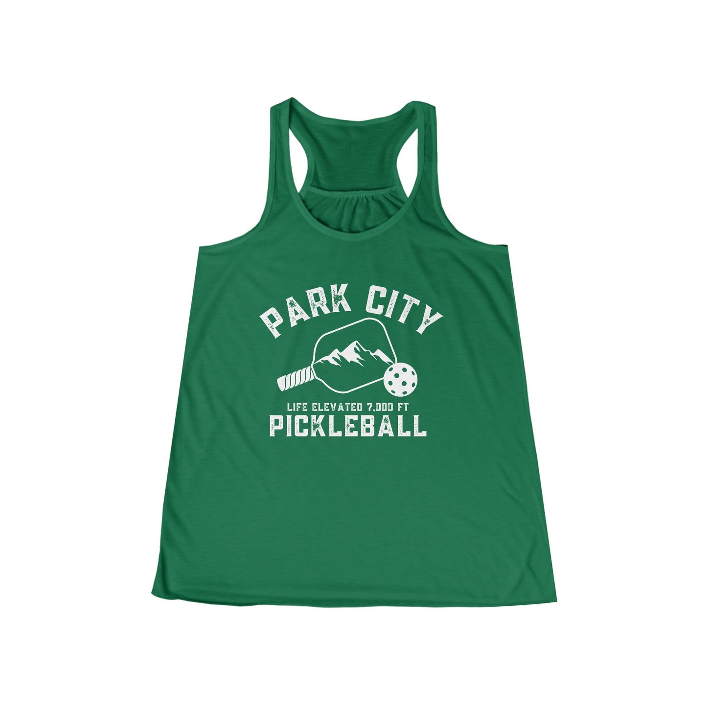 Donna Park City Pickleball - Women's Flowy Racerback Tank