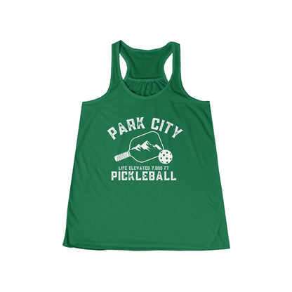 Donna Park City Pickleball - Women's Flowy Racerback Tank