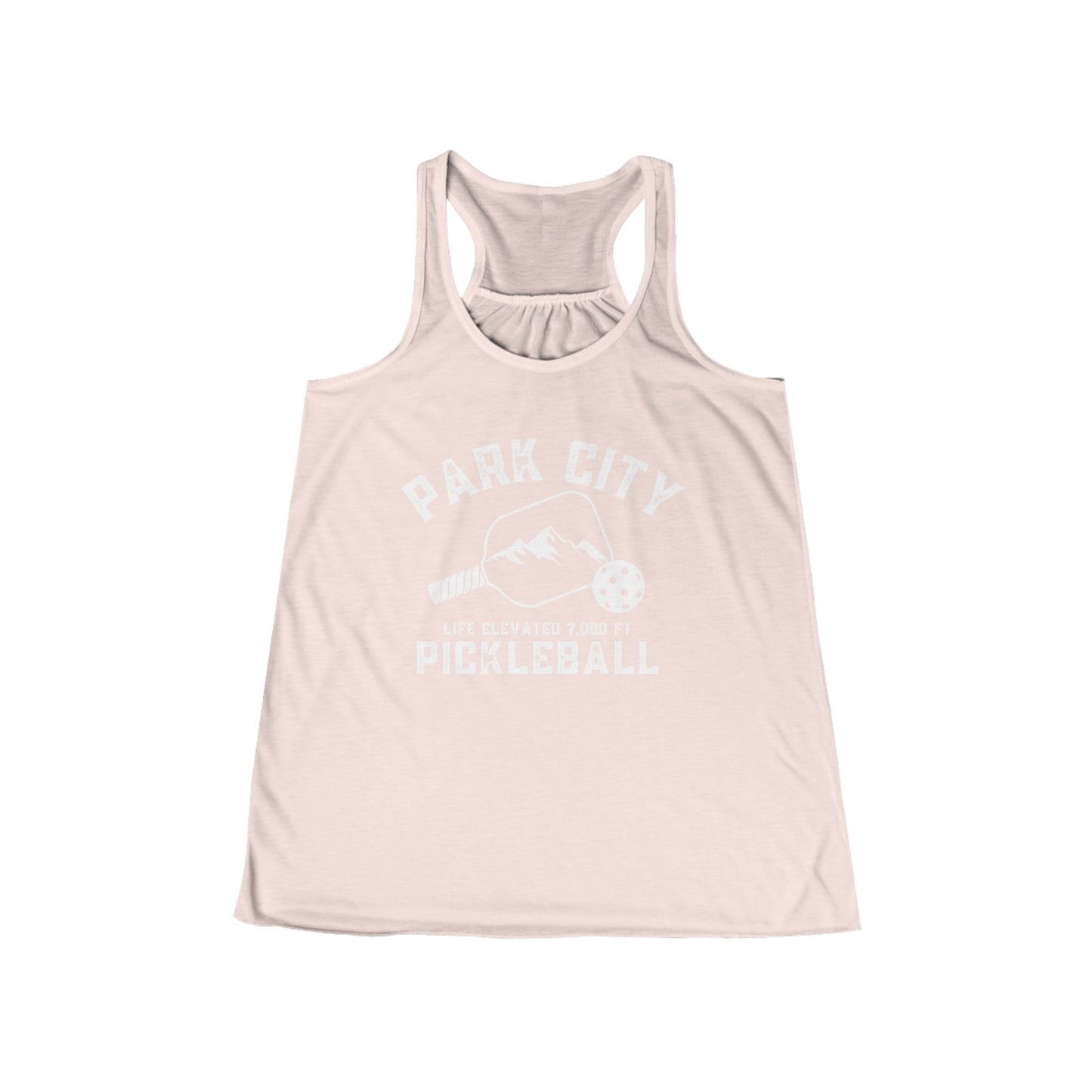 Donna Park City Pickleball - Women's Flowy Racerback Tank