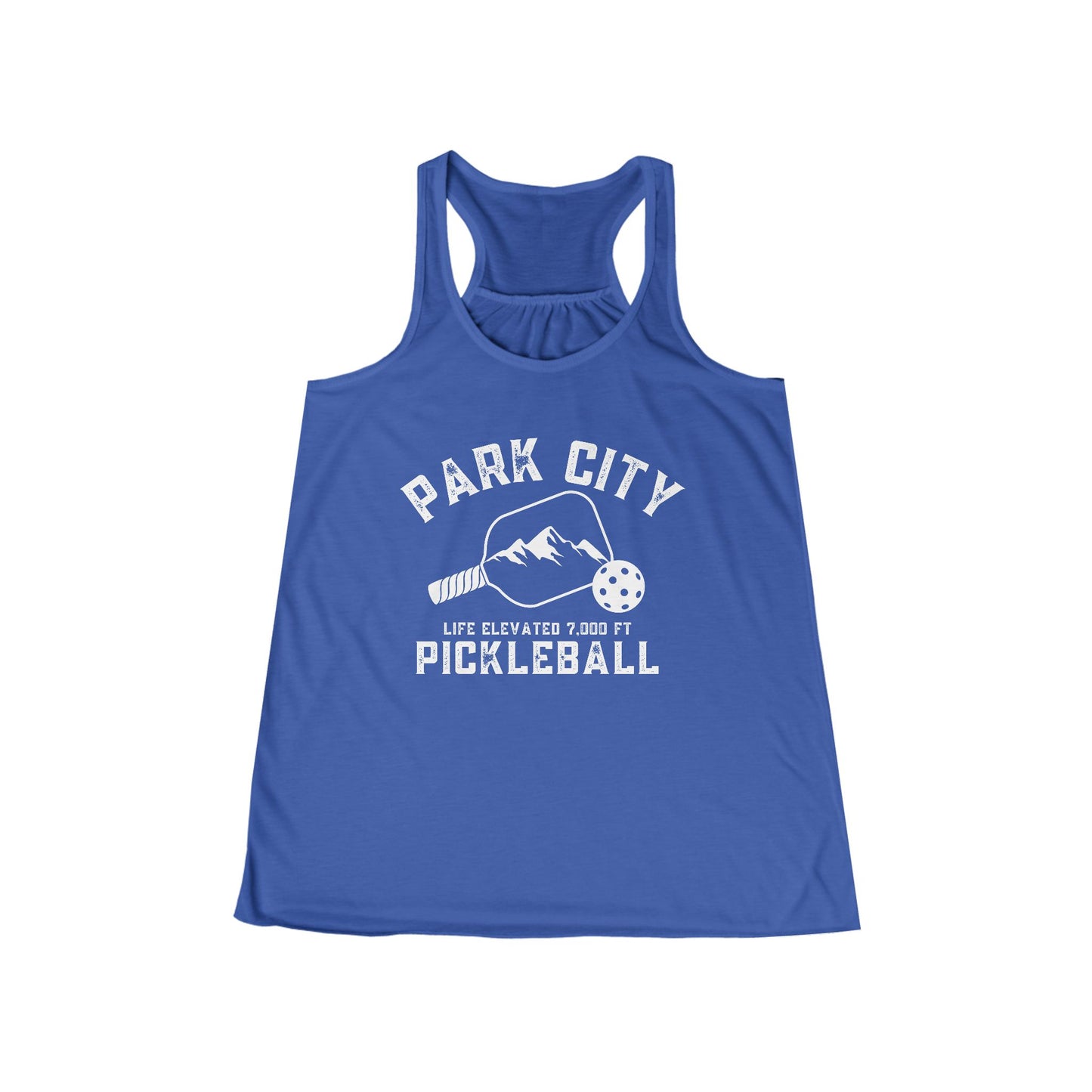 Donna Park City Pickleball - Women's Flowy Racerback Tank
