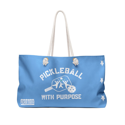 Pickleball with Purpose - Weekender Bag - customize name