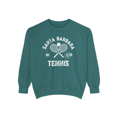 Santa Barbara Tennis - Crew - Comfort Colors - Unisex Garment-Dyed Sweatshirt