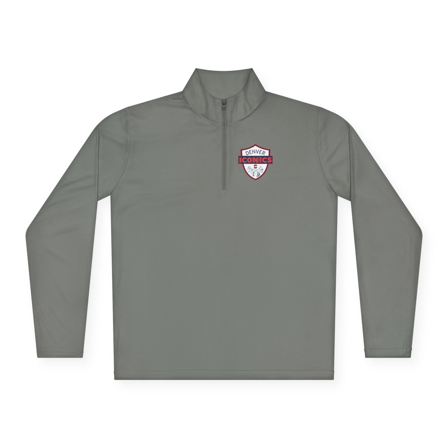 Denver Iconics - Unisex Quarter-Zip Pullover - NPL Logo - Customize back with name