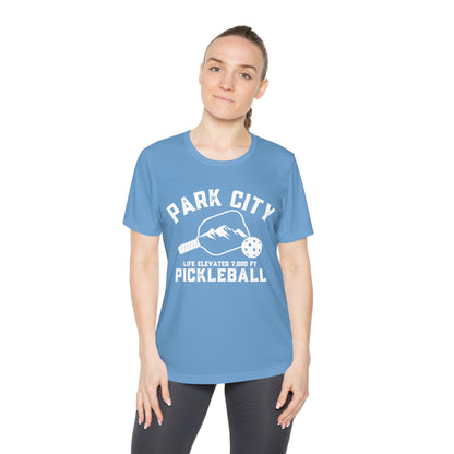 Park City Pickleball - SPF 40, Moisture Wicking - Ladies Competitor Tee