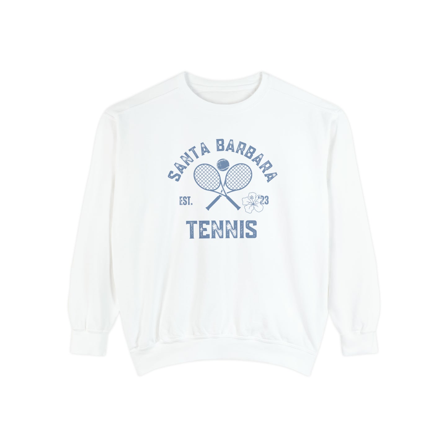 Santa Barbara Tennis - Crew - Comfort Colors - Unisex Garment-Dyed Sweatshirt