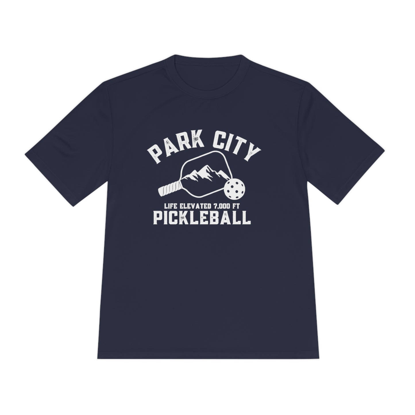 Park City Pickleball - SPF 40 - Moisture Wicking - Unisex Moisture Wicking Tee