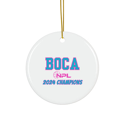 BOCA NPL ‘24 Champions - Ceramic Ornament, Star