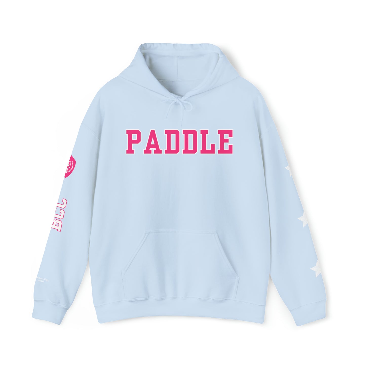 PADDLE Hoodie - PINK writing - 4 sides customized