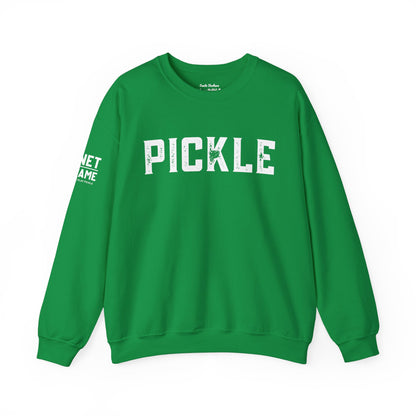 PICKLE Crew. Small Net Game logo on sleeve