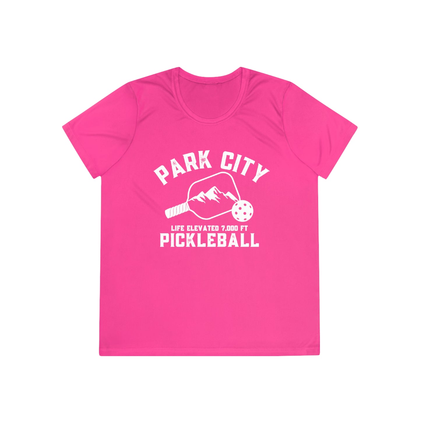 Park City Pickleball - SPF 40, Moisture Wicking - Ladies Competitor Tee