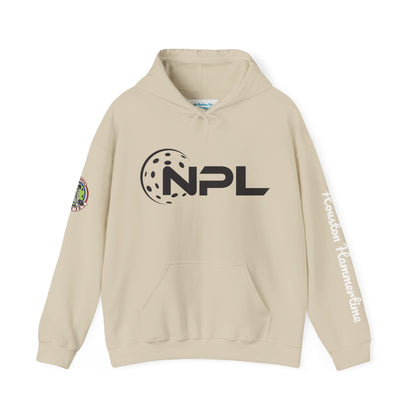 Custom NPL Hoodie name back & sleeve  *Houston Hammers - Multi Sided Design - Unisex Hoodie