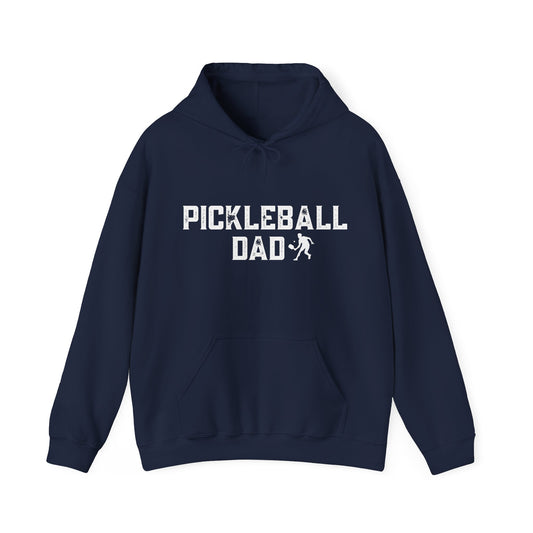 Pickleball Dad - Unisex 50/50 Hoodie (can customize name on sleeve or back)
