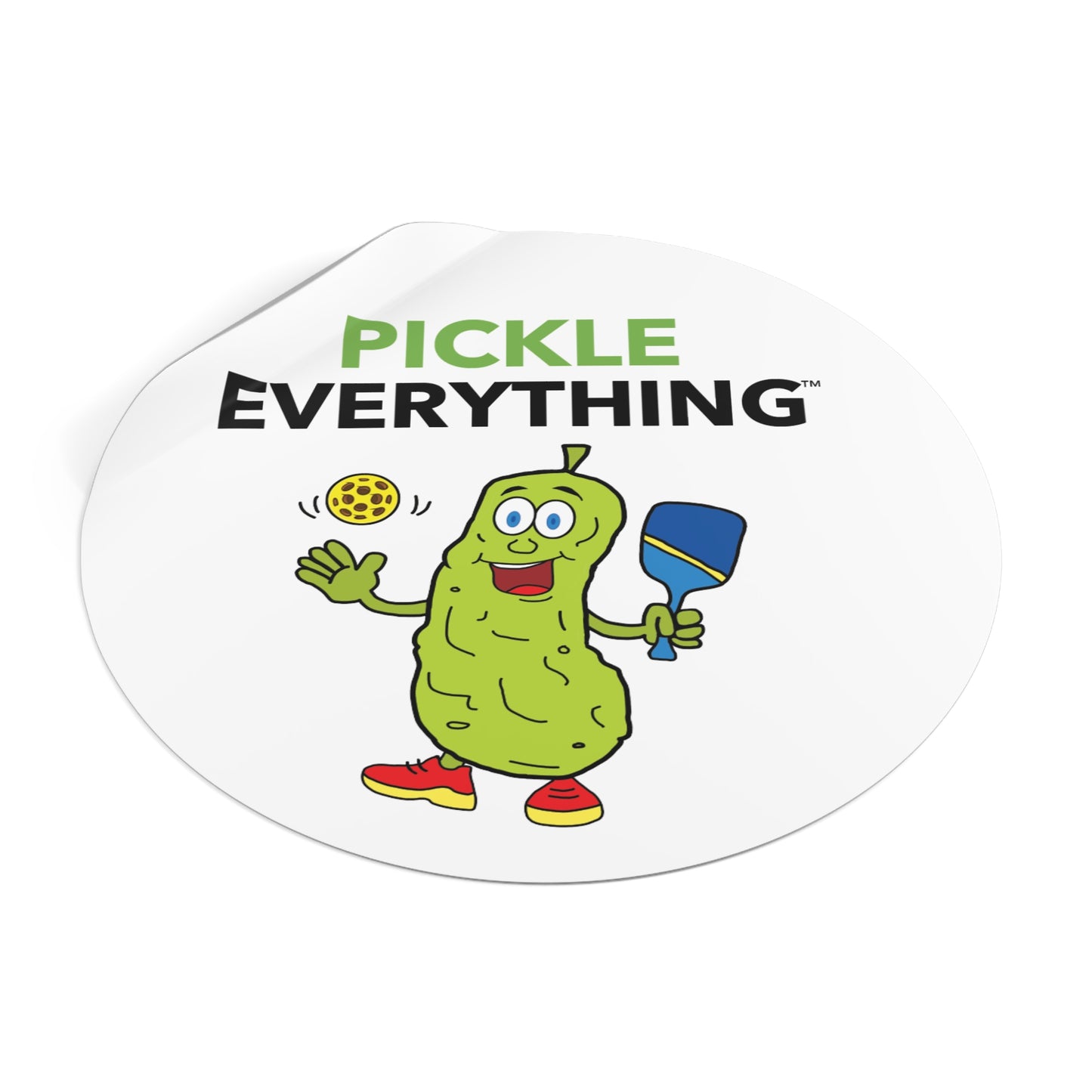 Pickle Everything Round Vinyl Stickers