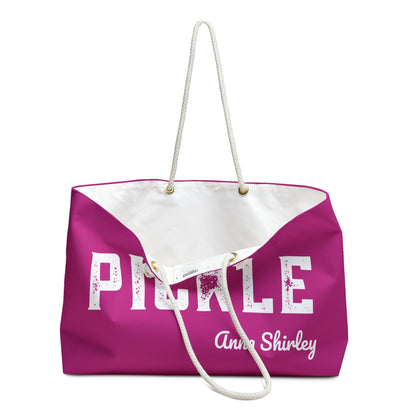 NPL Customizable Pink Weekender Bag for Sport Events & Travel